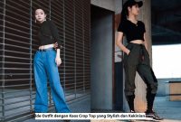 Ide Outfit dengan Kaos Crop Top yang Stylish dan Kekinian Kaos Crop Top