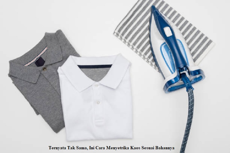 Cara Menyetrika Kaos